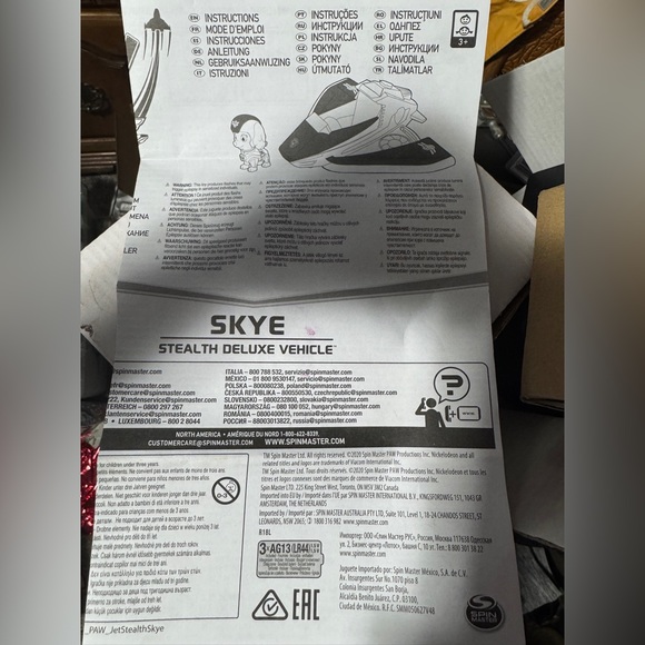 NEW🔥PAW Patrol SKYE, Figure & DELUXE Jet ACTION SET! Batteries Included! 3+ - Picture 10 of 11